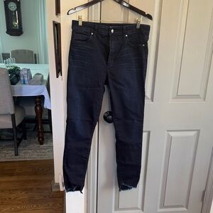 Womens dark wash joes jeans